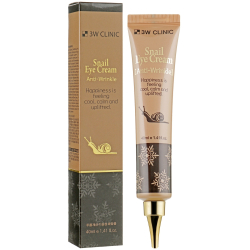 Антивіковий крем для повік з муцином равлика 3W Clinic Snail Eye Cream Anti Wrinkle фото 2