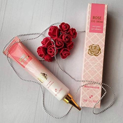 Крем для век с экстрактом розы и розовой водой 3W Clinic Rose Eye Cream фото 3