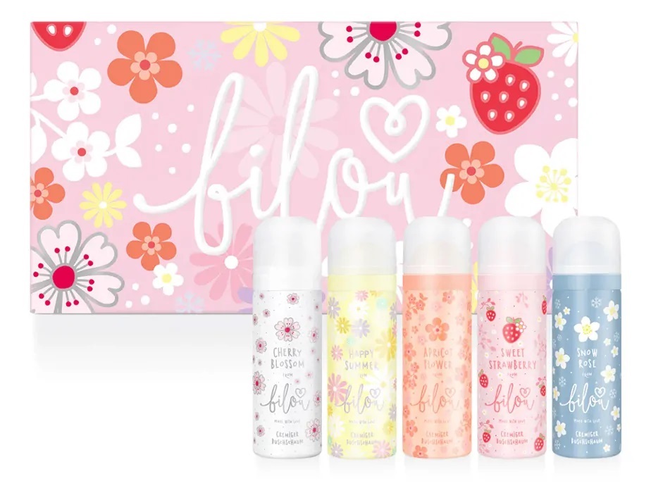 Подарунковий набір з 5 міні-пінок для душу Bilou Limited Collection Set