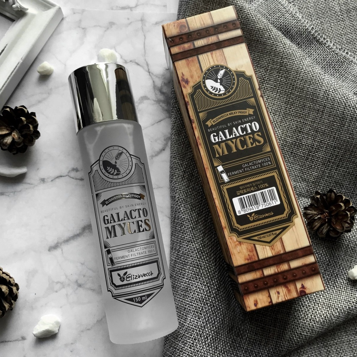 Концентрована есенція для обличчя з галактомісісом Elizavecca Milky Piggy Galactomyces Ferment Filtrate Pure 100% фото 3