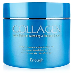 Зволожуючий масажний крем для обличчя та тіла з колагеном Enough Collagen Hydro Moisture Cleansing & Massage Cream,