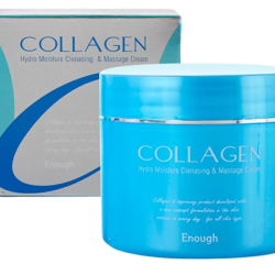 Зволожуючий масажний крем для обличчя та тіла з колагеном Enough Collagen Hydro Moisture Cleansing & Massage Cream, фото 2