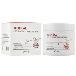 Пілінг-диски для обличчя з гліколевою кислотою Esthetic House Toxheal Red Glycolic Peeling Pad фото 2