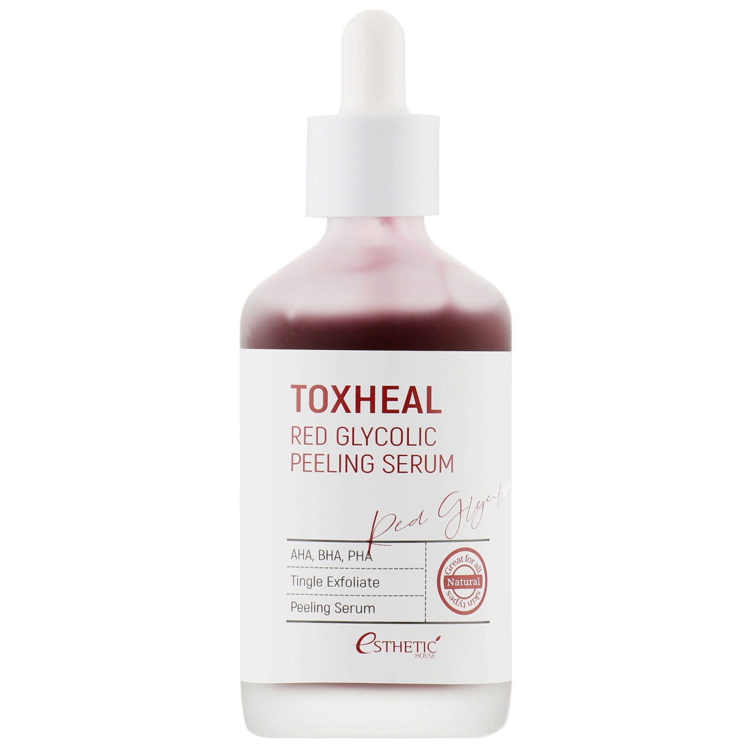 Пілінг-сироватка для обличчя Esthetic House Toxheal Red Glycolic Peeling Serum фото 1