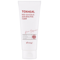 Пінка для вмивання з гліколевою кислотою Esthetic House Toxheal Red Glycolic AHA-BHA-PHA Foam