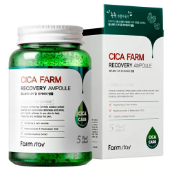 Відновлююча сироватка для обличчя з центелою FarmStay Cica Farm Recovery Ampoule фото 2