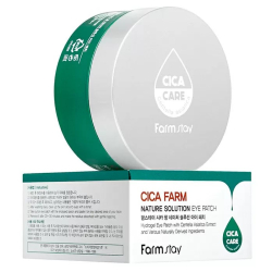Гідрогелеві патчі під очі з екстрактом центелли FarmStay Cica Farm Nature Solution Eye Patch фото 3