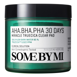 Очищувальні педи з кислотами Some By Mi AHA BHA PHA 30 Days Miracle Truecica Clear Pad