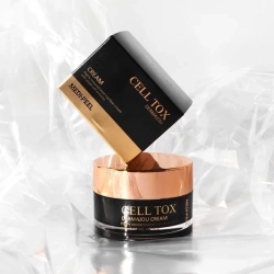 Відновлювальний крем з пептидним комплексом і стовбуровими клітинами Medipeel Cell Toxing Dermajours Cream фото 4