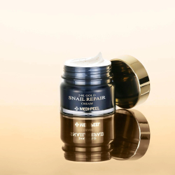 Антивіковий крем на основі равликового слизу Medipeel 24K Gold Snail Repair Cream фото 4