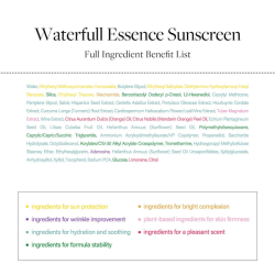 Сонцезахисна зволожувальна есенція-крем D'ALBA Waterfull Essence Sun Cream SPF 50+PA+++ фото 8