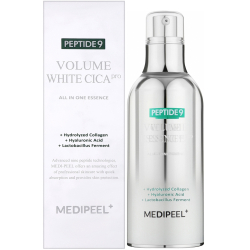 Освітлювальна киснева есенція для обличчя з центеллою Medipeel Peptide 9 Volume White Cica Essence Pro фото 2