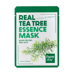 Тканинна маска для обличчя з екстрактом чайного дерева FARMSTAY REAL TEA TREE ESSENCE MASK