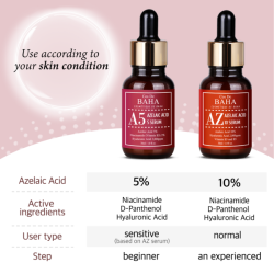 Сироватка для обличчя з азелаїновою кислотою 5% COS DE BAHA Azelaic Acid 5% Serum (A5) фото 2