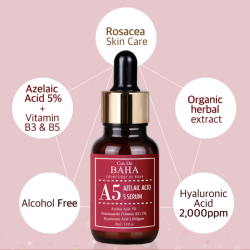 Сироватка для обличчя з азелаїновою кислотою 5% COS DE BAHA Azelaic Acid 5% Serum (A5) фото 3