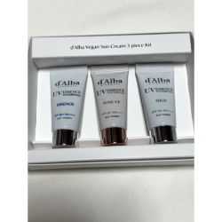 Набір сонцезахисних кремів D'ALBA Vegan 3-Piece Sun Cream Kit фото 3