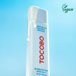 Зволожувальне крем-молочко з максимальним сонцезахисним ефектом Tocobo Bio Watery Sun Cream SPF50+ PA++++ фото 2