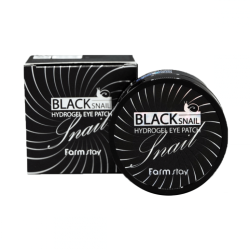 Гідрогелеві патчі для очей з муцином чорного равлика FarmStay Black Snail Hydrogel Eye Patch
