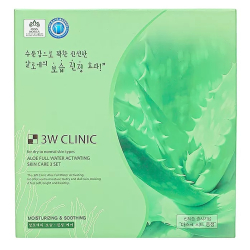 Увлажняющий набор для ухода за лицом с экстрактом алоэ 3W Clinic Aloe Full Water Activating Skin 3 Kit Set - Фото №1 Увлажняющий набор для ухода за лицом с экстрактом алоэ 3W Clinic Aloe Full Water Activating Skin 3 Kit Set - Фото №2 Увлажняющий набор дл фото 4