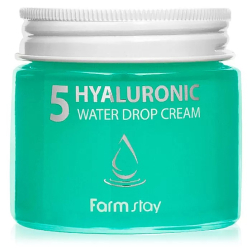 Зволожуючий крем для обличчя з гіалуроновою кислотою FarmStay Hyaluronic 5 Water Drop Cream