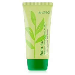 Зволожуючий сонцезахисний крем для обличчя FarmStay Green Tea Seed Moisture Sun Cream SPF 50+ PA+++