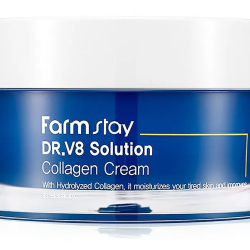 Інтенсивно зволожуючий крем для обличчя з колагеном FarmStay DR.V8 Solution Collagen Cream