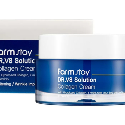Інтенсивно зволожуючий крем для обличчя з колагеном FarmStay DR.V8 Solution Collagen Cream фото 2