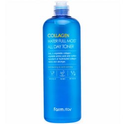 Інтенсивно зволожуючий тонер для обличчя з колагеном FarmStay Collagen Water Full Moist All Day Toner
