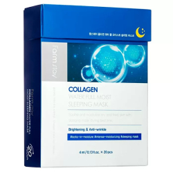 Нічна зволожуюча маска для обличчя з колагеном FarmStay Collagen Water Full Moist Sleeping Mask фото 2