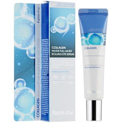 Сироватка-ролер з колагеном для шкіри навколо очей FarmStay Collagen Water Full Moist Rolling Eye Serum фото 2