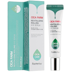 Сыворотка-роллер с центеллой азиатской для кожи вокруг глаз FarmStay Cica Farm Revitalizing Rolling Eye Serum фото 2