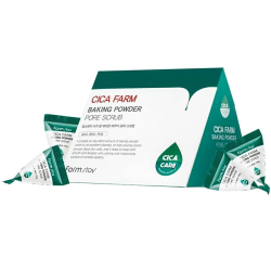 Содовый скраб для лица с экстрактом центеллы FarmStay Cica Farm Baking Powder Pore Scrub
