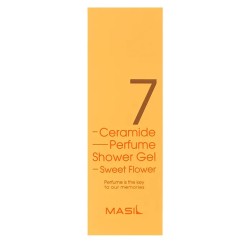 Гель для душа с керамидами с ароматом сладких цветов Masil 7 Ceramide Perfume Shower Gel Sweet Flower фото 2