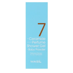 Гель для душа с керамидами с ароматом детской присыпки Masil 7 Ceramide Perfume Shower Gel Baby Powder фото 2
