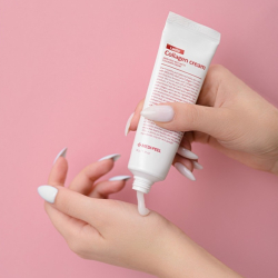 Захисний крем для обличчя з колагеном та пептидами Medipeel Red Lacto Peptide Collagen Barrier Cream фото 3