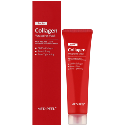 Маска-плівка для звуження пор з колагеном Medipeel Red Lacto Collagen Wrapping Mask фото 2