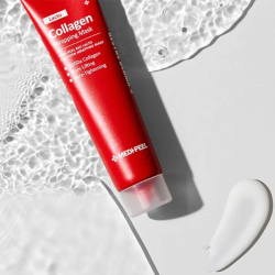 Маска-плівка для звуження пор з колагеном Medipeel Red Lacto Collagen Wrapping Mask фото 4