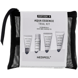 Набір мініатюр для обличчя з комплексом пептидів Medipeel Peptide 9 Aqua Essence Trial Kit фото 3