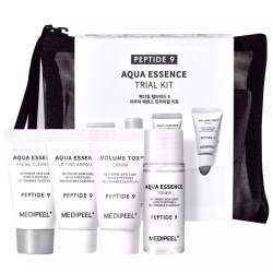 Набір мініатюр для обличчя з комплексом пептидів Medipeel Peptide 9 Aqua Essence Trial Kit