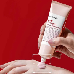 Пилинг-гель для лица с коллагеном и лактобактериями Medipeel Red Lacto Collagen Konjac Peeling Gel фото 3