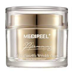Преміум крем для обличчя від зморшок із камелією та золотом Medipeel Premium Golden Camellia Wrinkle Cream