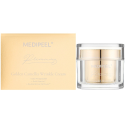Преміум крем для обличчя від зморшок із камелією та золотом Medipeel Premium Golden Camellia Wrinkle Cream фото 2