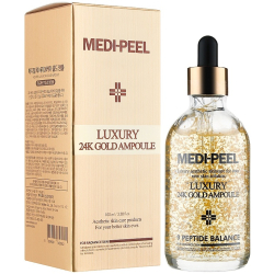 Сироватка для обличчя із золотом для еластичності шкіри Medipeel Luxury 24K Gold Ampoule фото 2