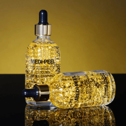 Сироватка для обличчя із золотом для еластичності шкіри Medipeel Luxury 24K Gold Ampoule фото 4