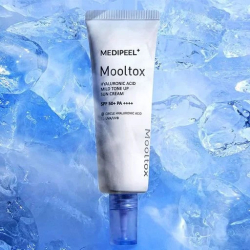 Тонізуючий сонцезахисний крем для обличчя Medipeel Hyaluronic Acid Mooltox Mild Tone Up Sun Cream SPF 50+ PA++++ фото 4