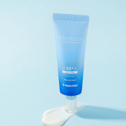 Ультразволожуюча сонцезахисна сироватка для обличчя Medipeel Aqua Mooltox Water-Fit Sun Serum SPF 50+ PA++++ фото 4
