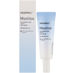 Ультразволожуючий сонцезахисний крем для обличчя Medipeel Hyaluronic Acid Mooltox Air Fit Sun Cream SPF 50+ PA++++ фото 2