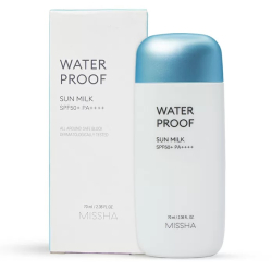 Водостійке сонцезахисне молочко для обличчя Missha All Around Safe Block Waterproof Sun Milk SPF 50 фото 2