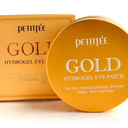 Гідрогелеві патчі під очі із золотим комплексом +5 Petitfee Gold Hydrogel Eye Patch фото 4