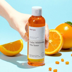 Тонер освітлюючий з галактомісісом і вітамінним комплексом Manyo Galac Whitening Vita Toner фото 5